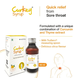 Curkey Citrus Flavour Syrup 60Ml